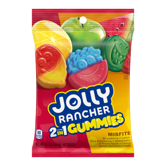 Jolly Rancher 2 in 1 Gummies Misfits 184g