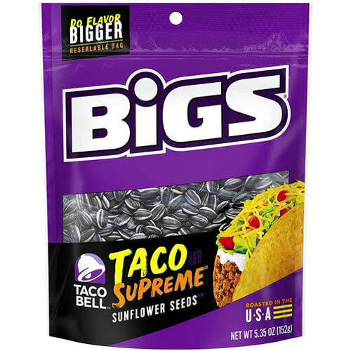 Bigs Taco Supreme Sunflower Seeds 152g