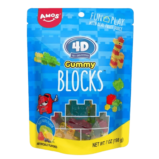 AMOS 4D Blocks Gummy 198g