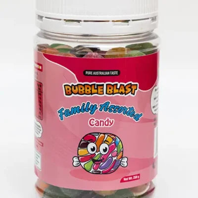 Bubble Blast Family Assorted Candy 250g