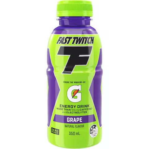 Fast Twitch Grape Energy Drink 350ml
