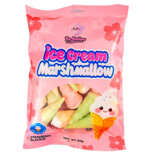 BeMallow Ice Cream Marshmallows 80g single retail item