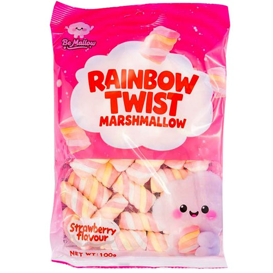 BeMallow Strawberry Twist Marshmallows 100g single retail item