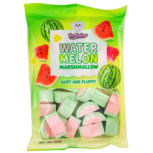 BeMallow Watermelon Marshmallows 100g single retail item