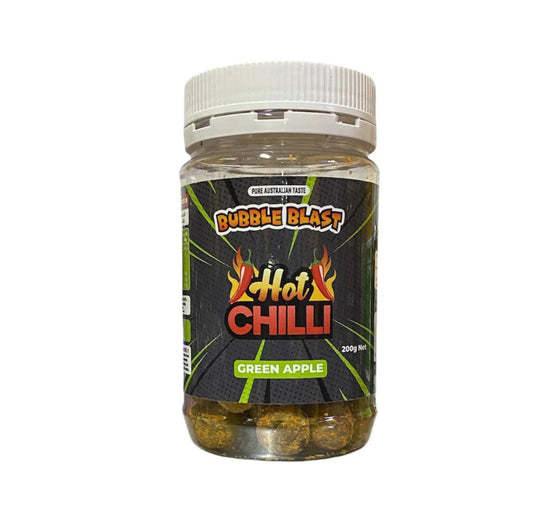 Bubble Blast Hot Chilli Green Apple 200g