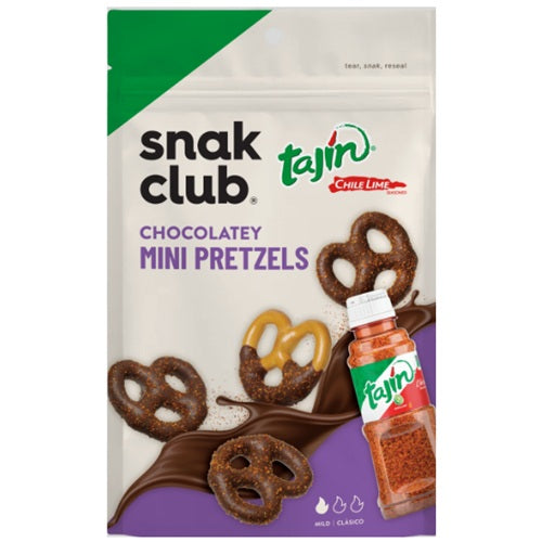 US Snak Club Tajin Chocolatey Mini Pretzels 113g