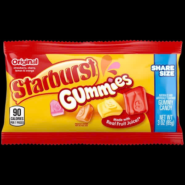 Starburst Gummies Original Share Size 85g