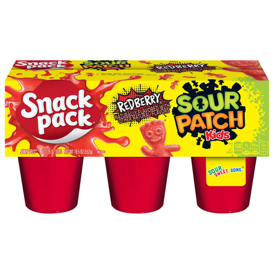 Sour Patch Kids Redberry Juicy Gels Snack Pack 19.5 Oz (BBD:-5/4/2025)