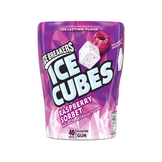 Ice Breakers Ice Cubes Raspberry Sorbet 40 Pieces