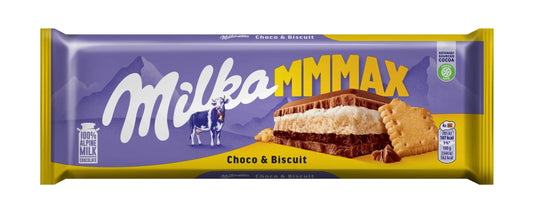 UK Milka Choco & Biscuit MMMAX Block 300g