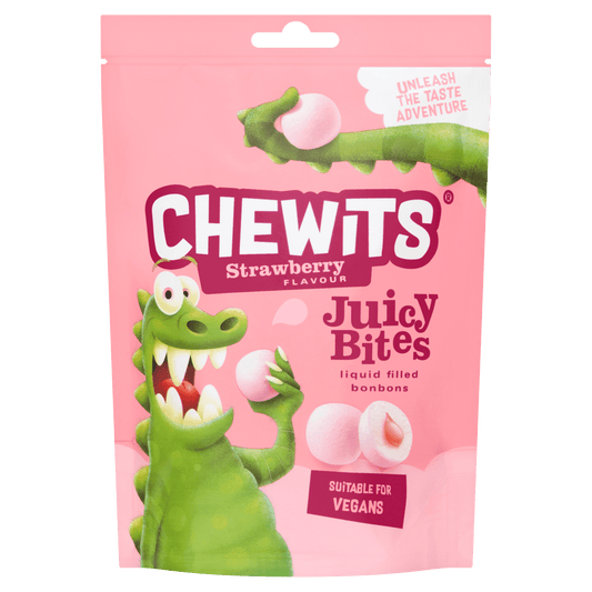UK Chewits Strawberry Juicy Bites 115g