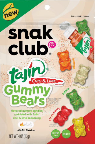 US Snak Club Tajin Gummy Bears 113g