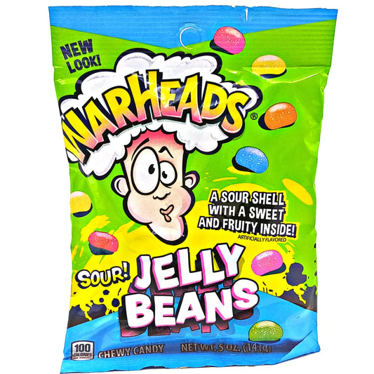 Warheads Sour Jelly Beans 150g