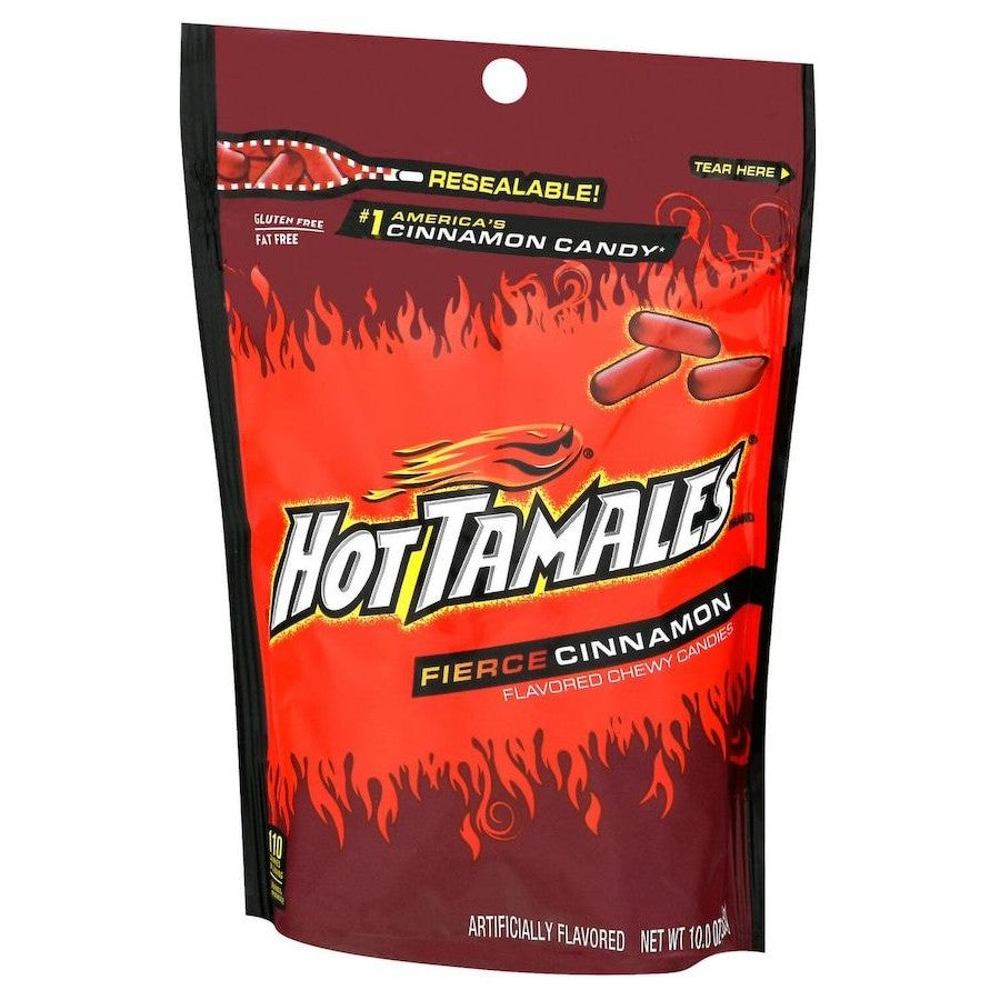 US Hot Tamales Fierce Cinnamon Chewy Candy Bag 283g
