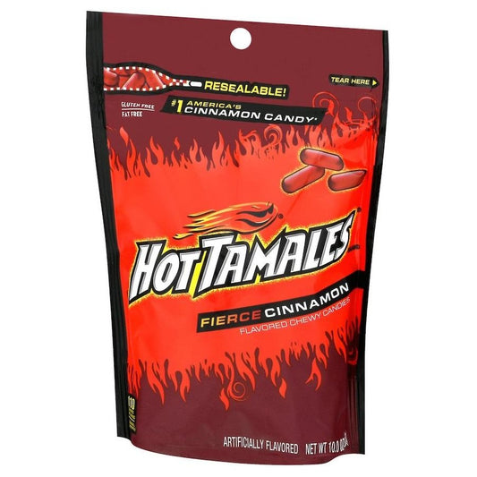 US Hot Tamales Fierce Cinnamon Chewy Candy Bag 283g