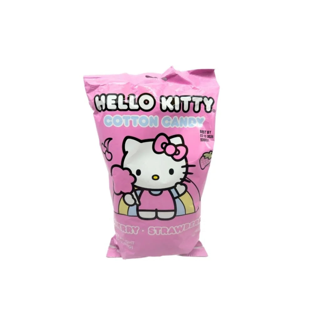 US Hello Kitty Cherry Strawberry Cotton Candy 50g