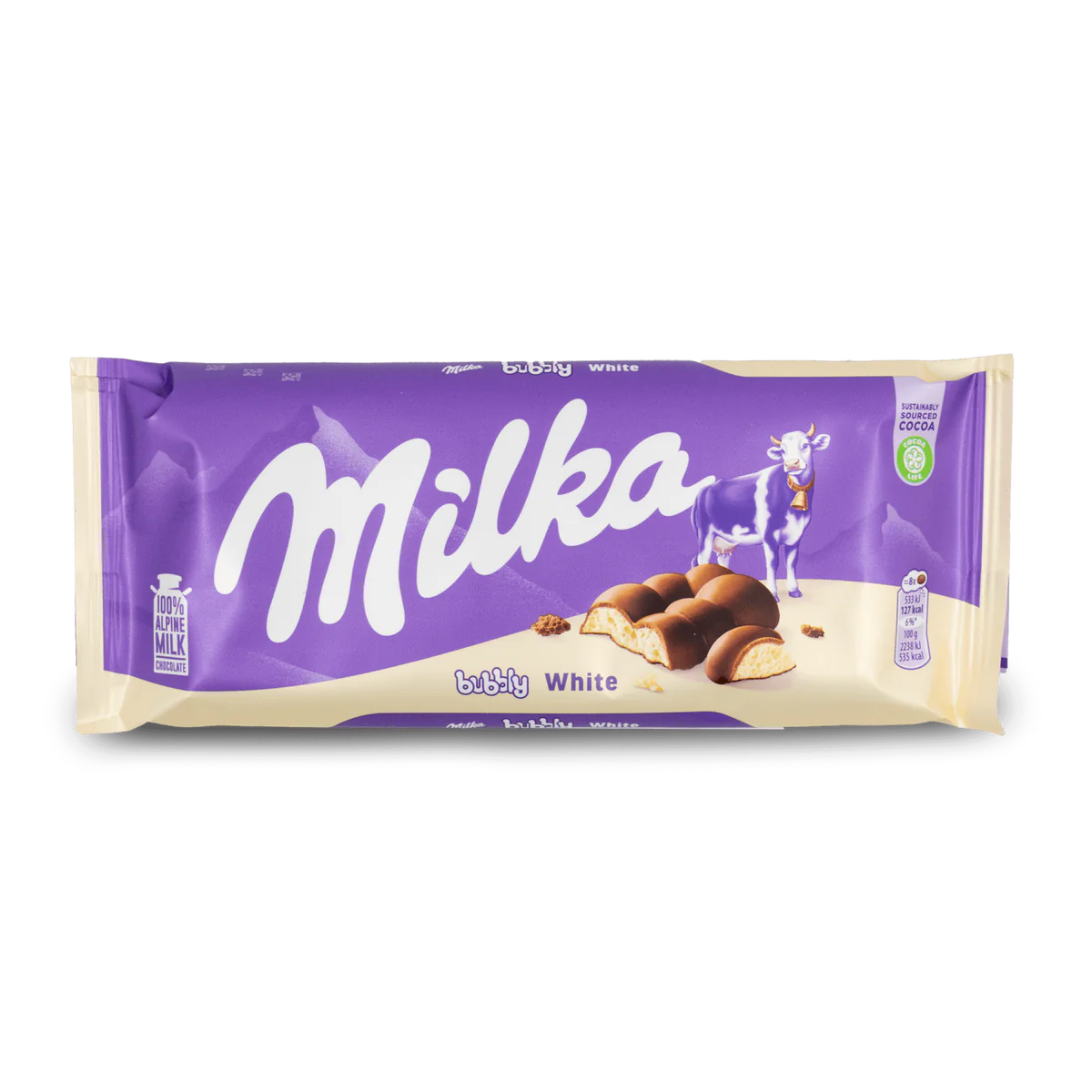 Milka Bubbly White 95g