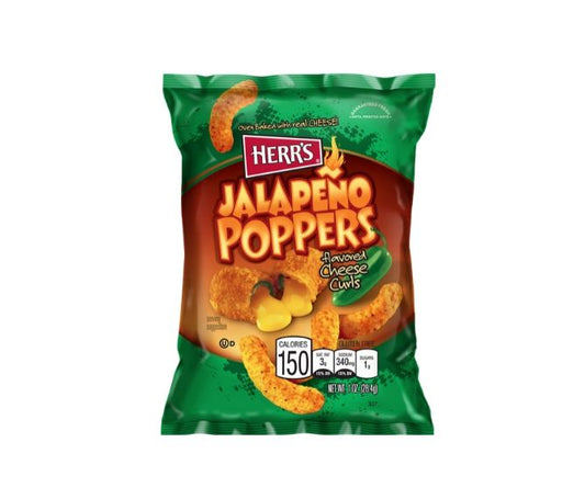HERR’S Jalapeño Poppers Cheese Curls 28g