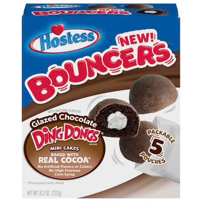 Hostess Bouncers Chocolate DingDongs 8.2Oz