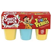 Post Fruity Pebbles Pudding Cups Snack Pack 19.5 Oz