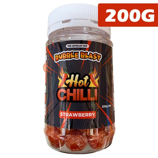 Bubble Blast Hot Chilli Strawberry 200g