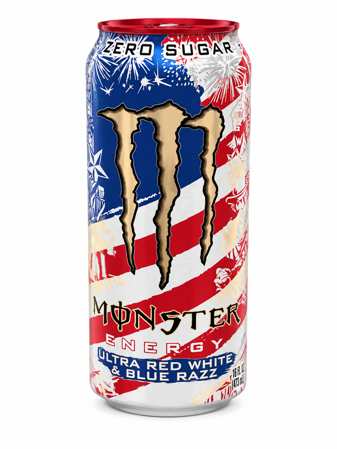 Monster Energy Ultra Red White & Blue Razz 473ml