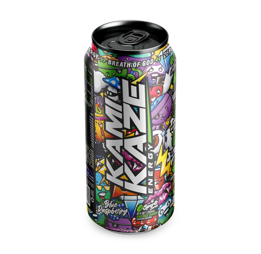 Kamikaze Energy Blue Raspberry 500ml