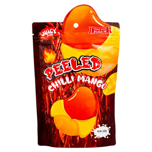 Juicy Jelly Peeled Gummy Chilli Mango 120g single retail item