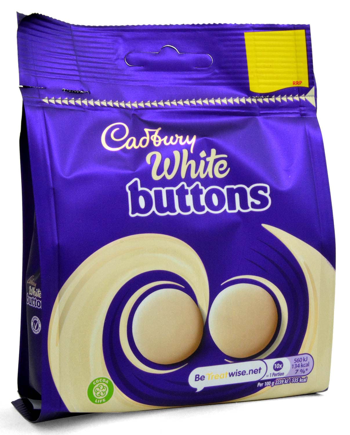 UK Cadbury White Buttons 85g