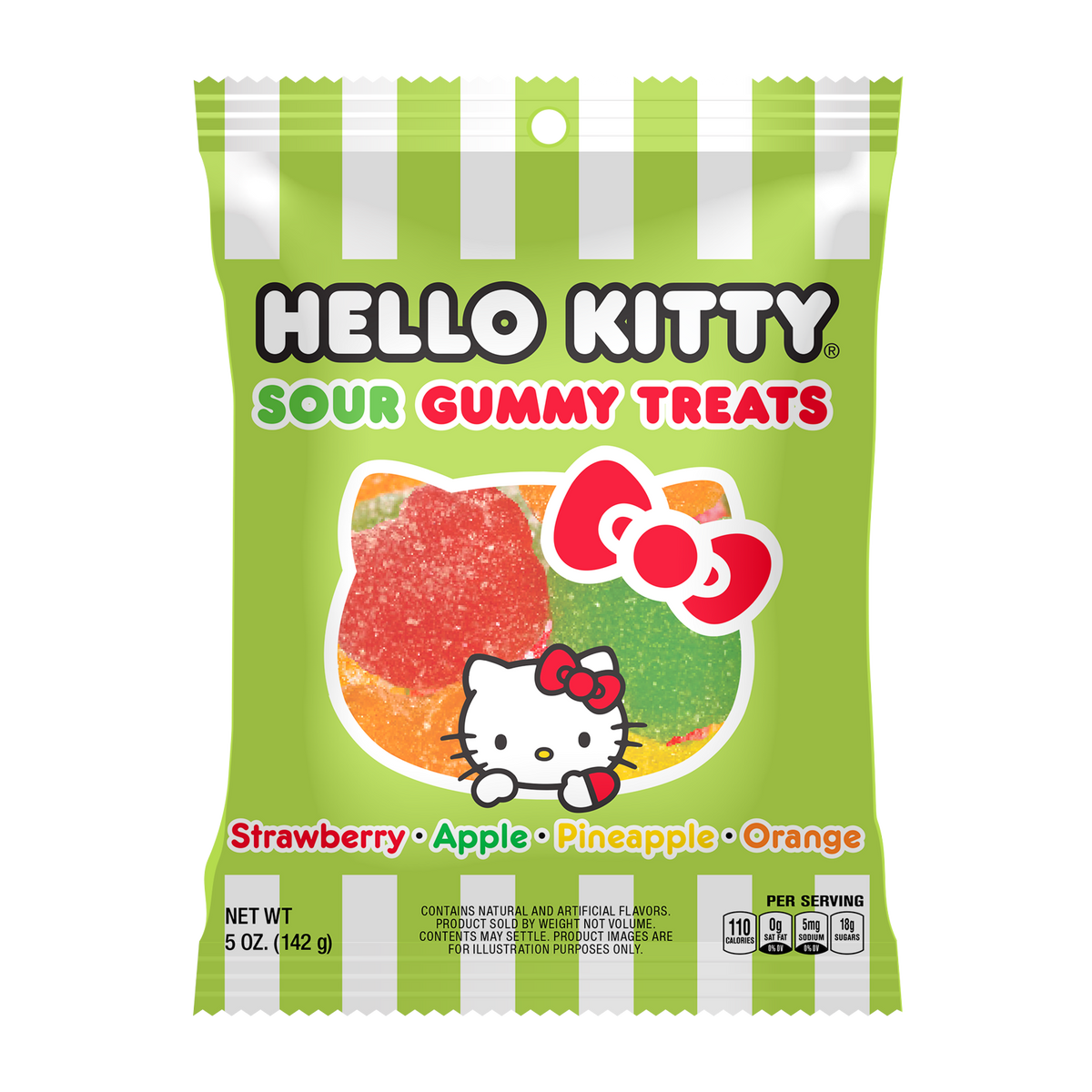 Hello Kitty Sour Gummy Treats 142g