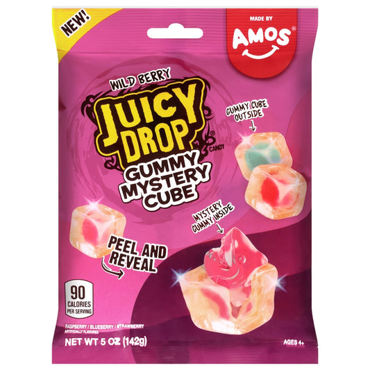 Juicy Drop Wild Berry Gummy Mystery Cube 142g