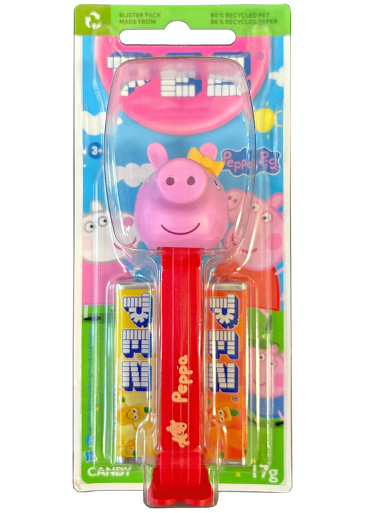 PEZ Peppa Pig dispenser with candy refills 17g