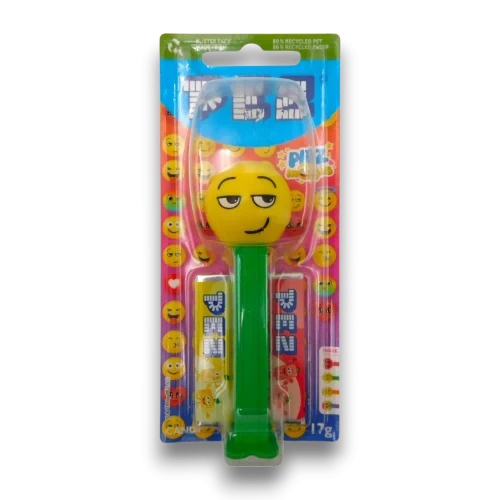 Assorted PEZ Pezmojis dispenser with candy refills 17g