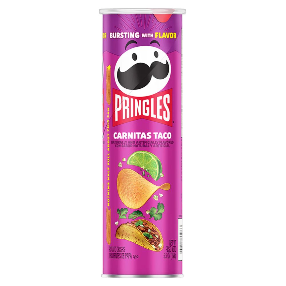 US Pringles Carnitas Taco 158g