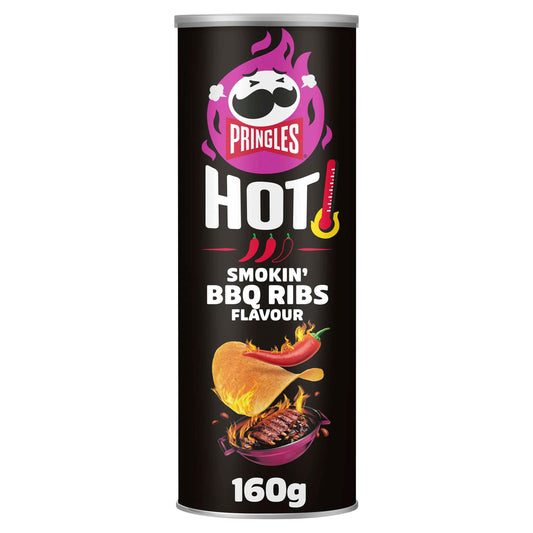Pringles Hot Smokin BBQ Ribs 160g