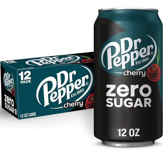 Dr Pepper Cherry Zero Sugar 355ml