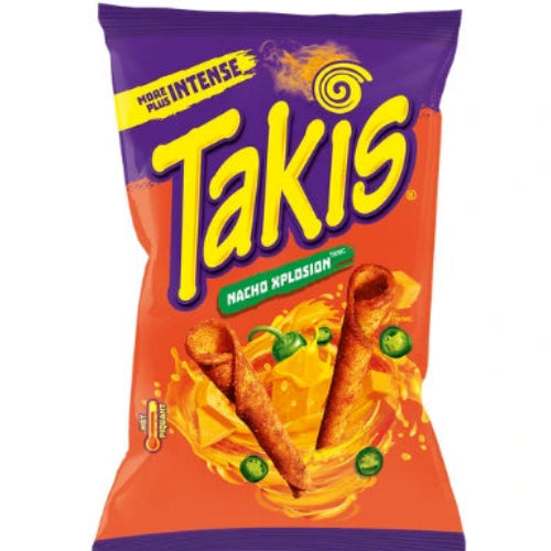 Takis Nacho Xplosion Rolled Tortilla Chips 92g